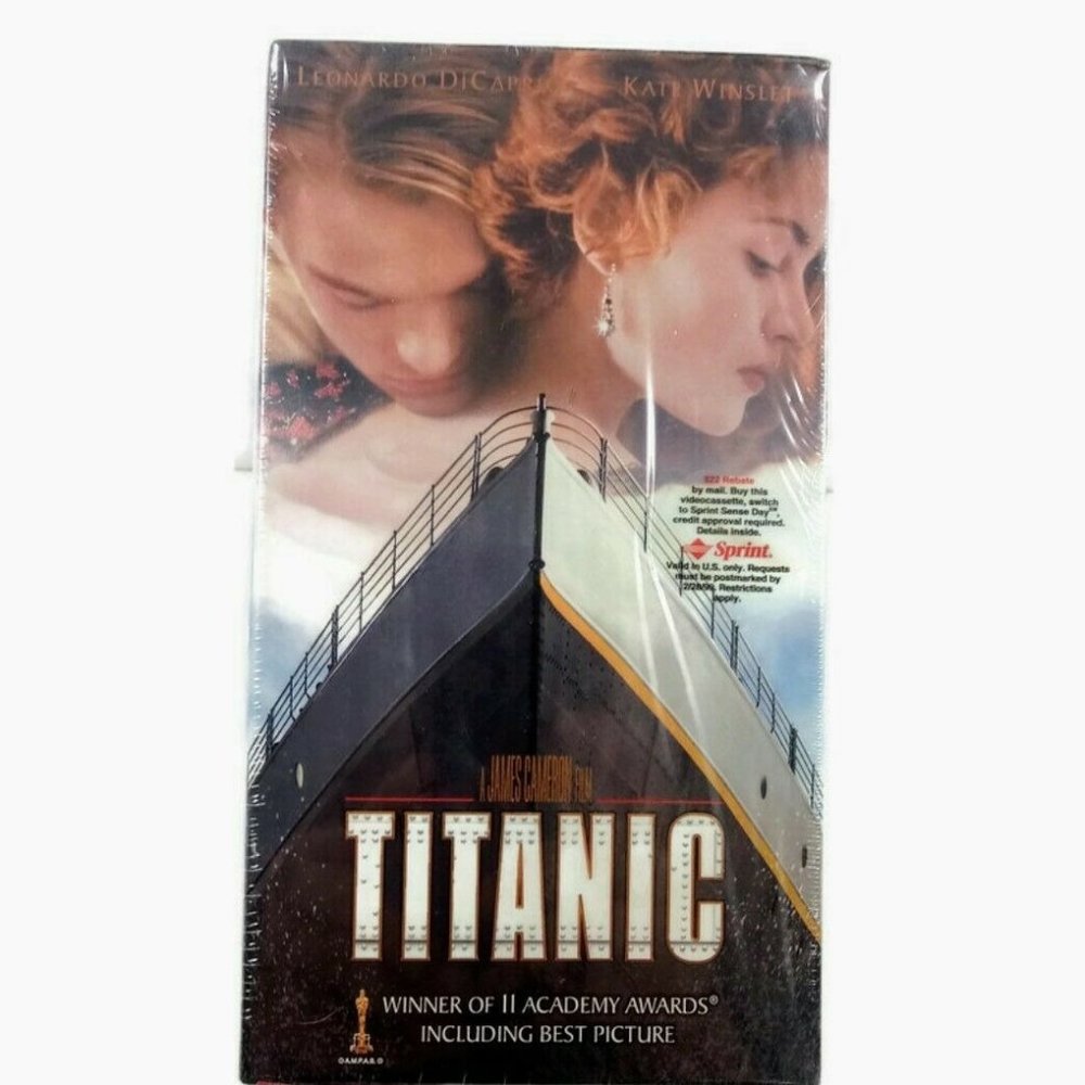 Titanic Digitally Remastered VHS, 2-Tape Set) Sealed New James Cameron
